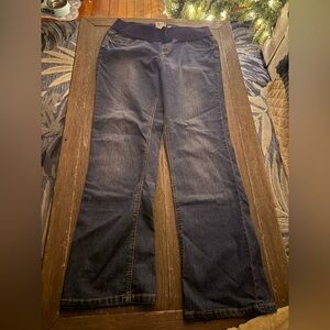 Planet Motherhood Dark Blue Maternity Jeans L 12/14